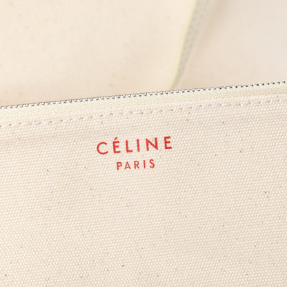 Celine Textile Small Made In Tote Natural Red 7 of 12