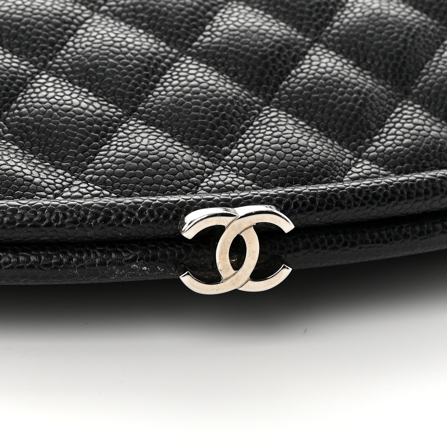Chanel Caviar Quilted Timeless Clutch Black 12 of 13