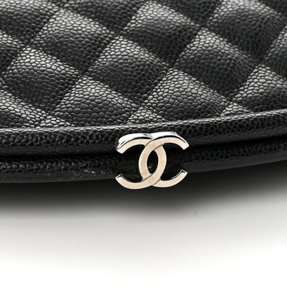 Chanel Caviar Quilted Timeless Clutch Black 12 of 13