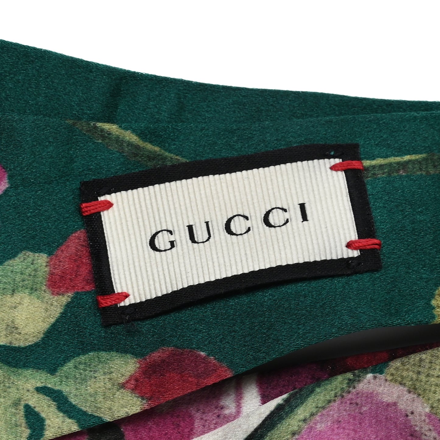 Silk Blooms Print Duchesse Headband Grass