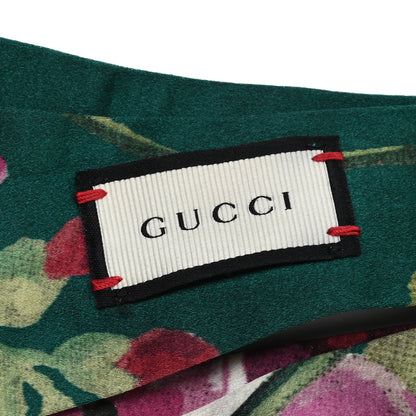 Gucci Silk Blooms Print Duchesse Headband Grass 5 of 6