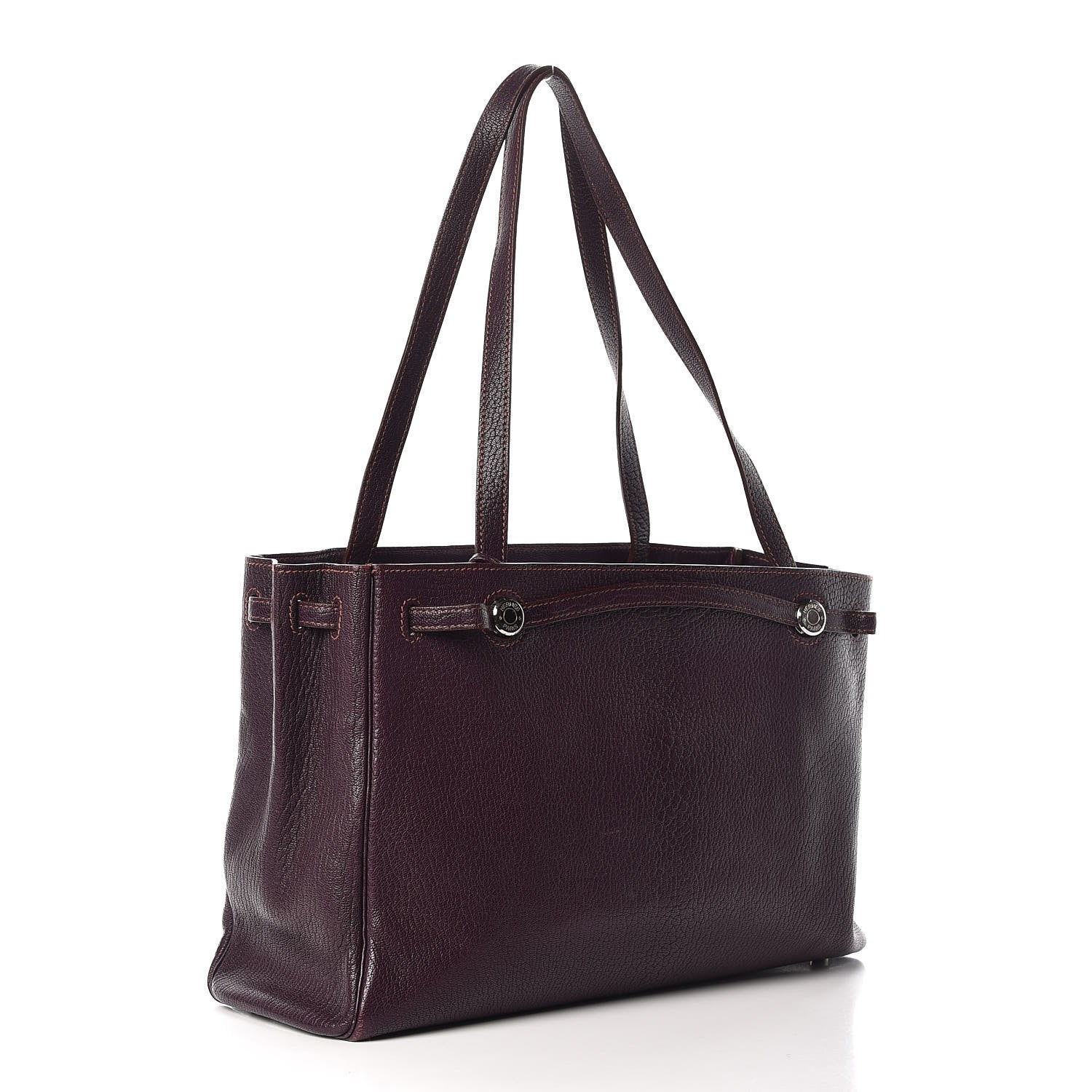 Hermes Chevre de Coromandel Cabana Tote Raisin 3 of 13