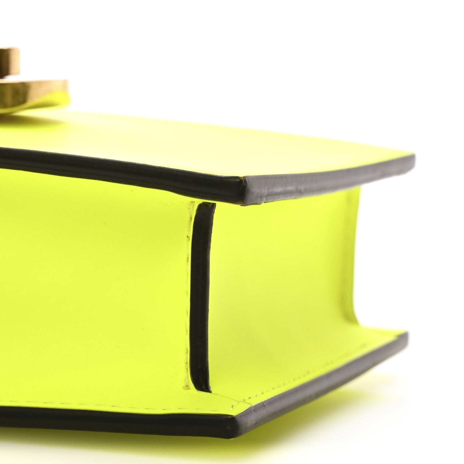 Christian Louboutin Calfskin Elisa Phone Crossbody Neon Green 9 of 10