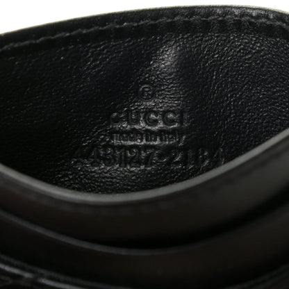 Gucci Calfskin Matelasse GG Marmont Card Holder Black 6 of 7