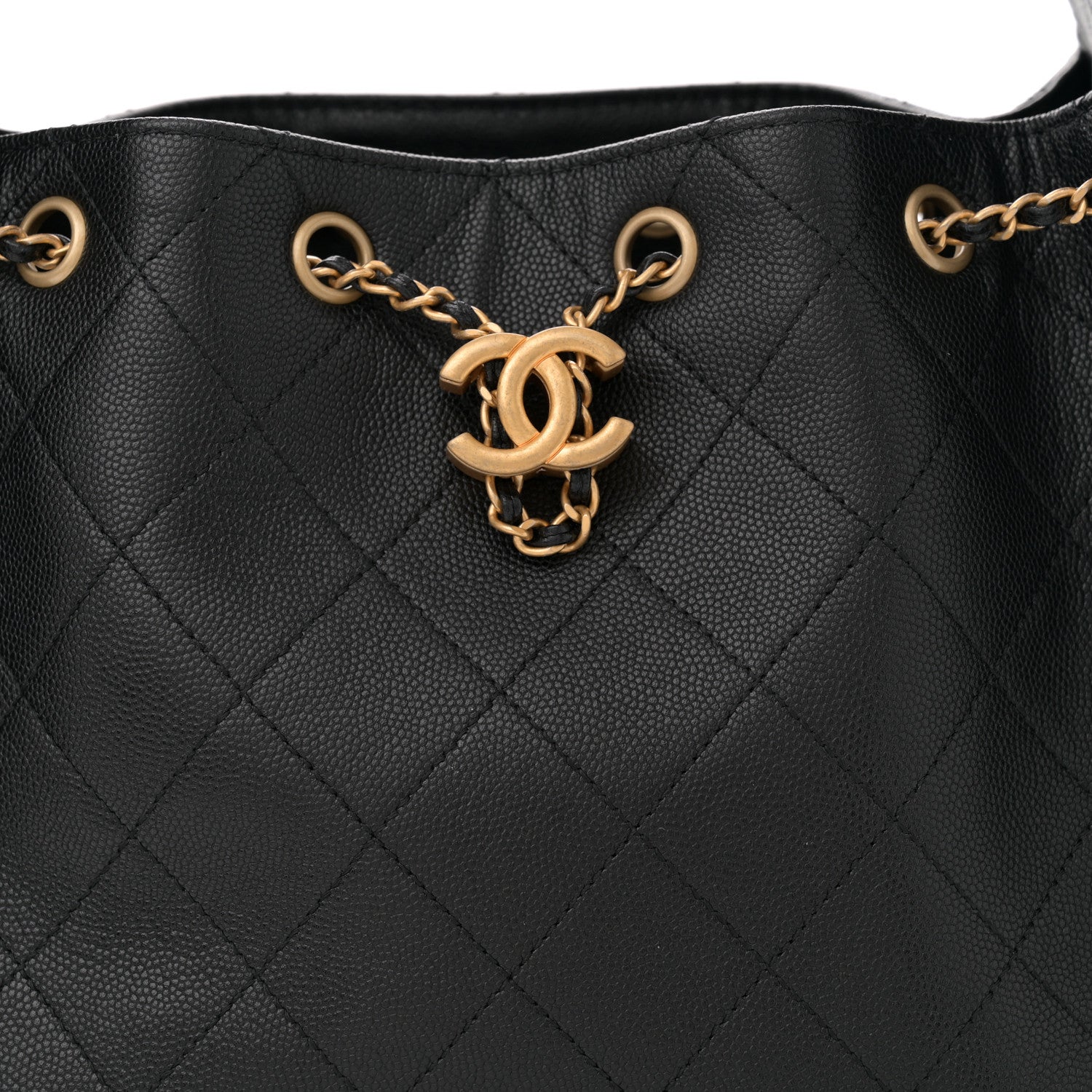 Chanel Caviar Quilted Small Chanel 25 Handbag Black 8 of 11