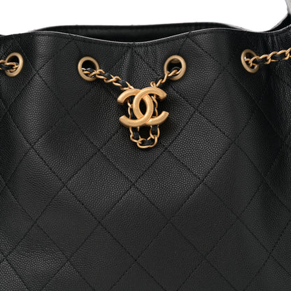 Chanel Caviar Quilted Small Chanel 25 Handbag Black 8 of 11