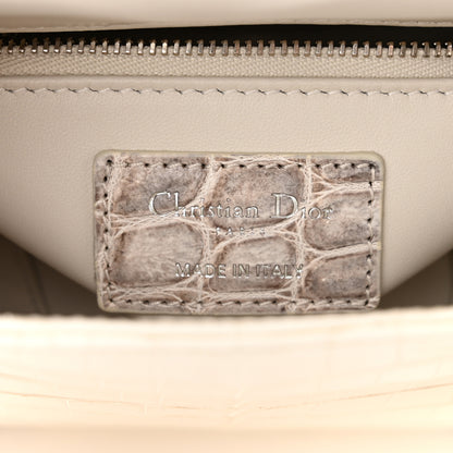 Christian Dior Niloticus Crocodile Himalaya Mini Lady Dior White 6 of 11