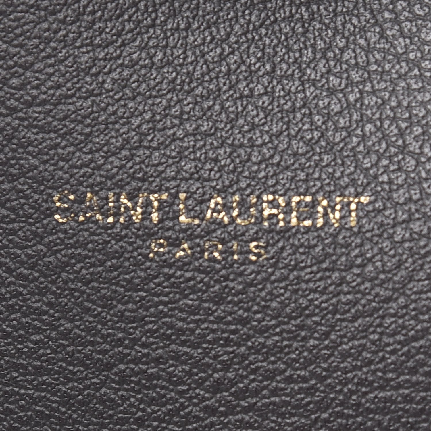 Saint Laurent Calfskin Large Shopping Tote Asphalt 9 of 12