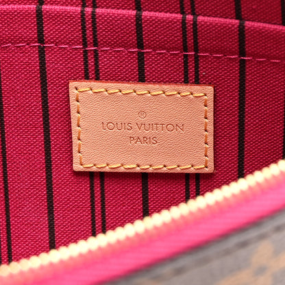 Louis Vuitton Monogram Neverfull MM GM Pochette Pivoine 6 of 7
