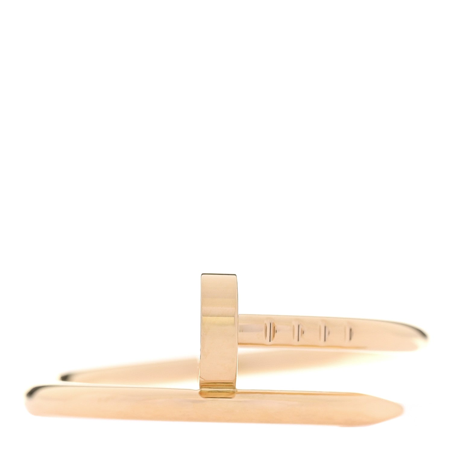 Cartier 18K Yellow Gold Small Juste Un Clou Ring 55 7.25 1 of 5