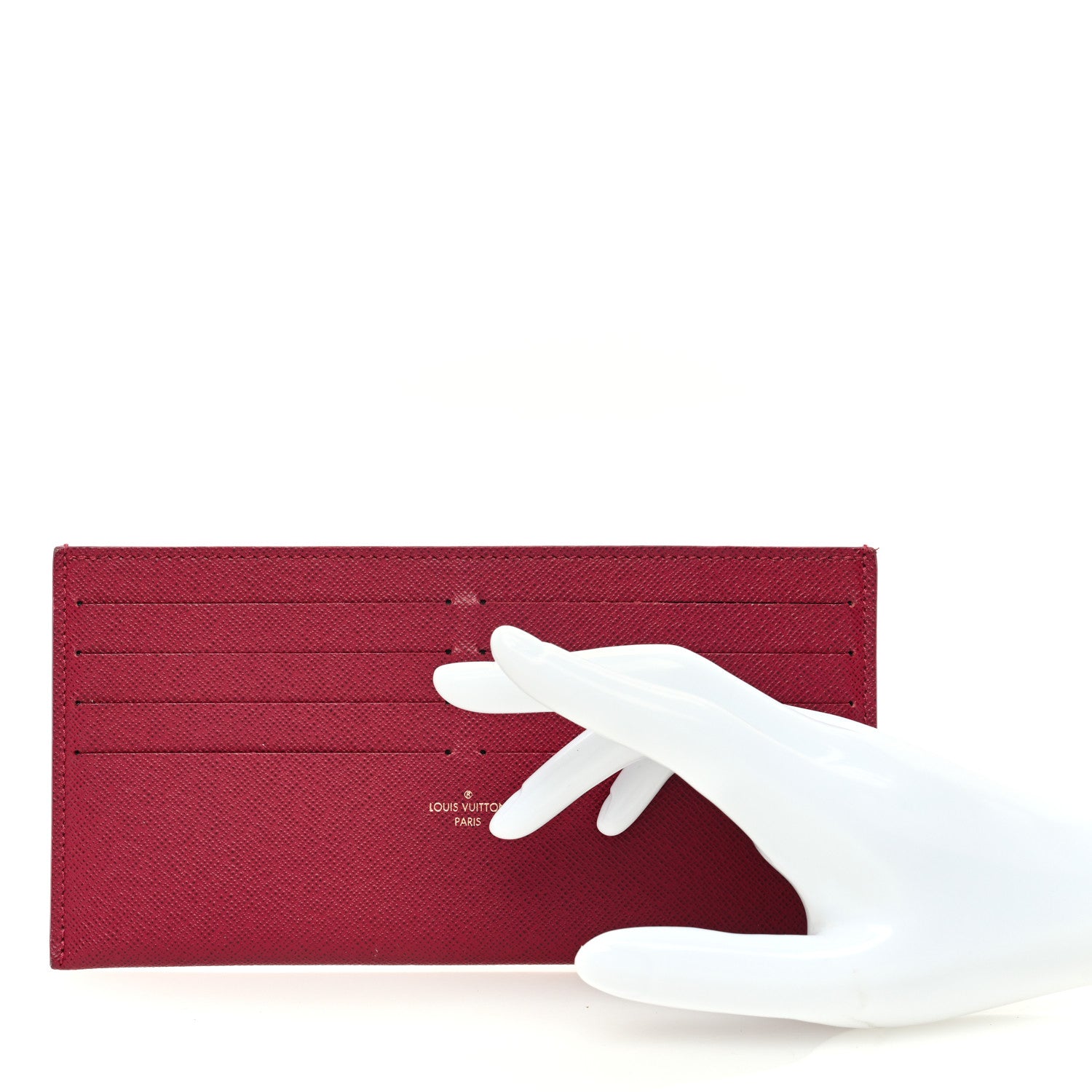 Louis Vuitton Calfskin Felicie Card Holder Insert Fuchsia 2 of 6