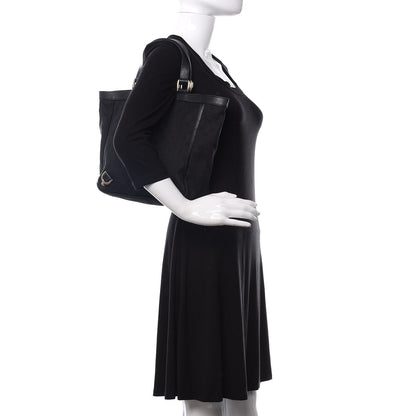 Gucci Monogram Small Abbey Tote Black 2 of 12