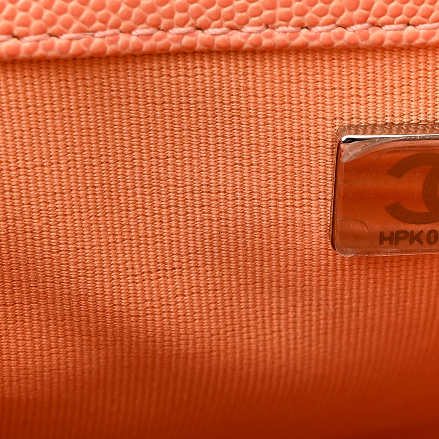 Chanel Shaded Caviar Quilted My Everything Flap Orange Light Orange 7 of 10