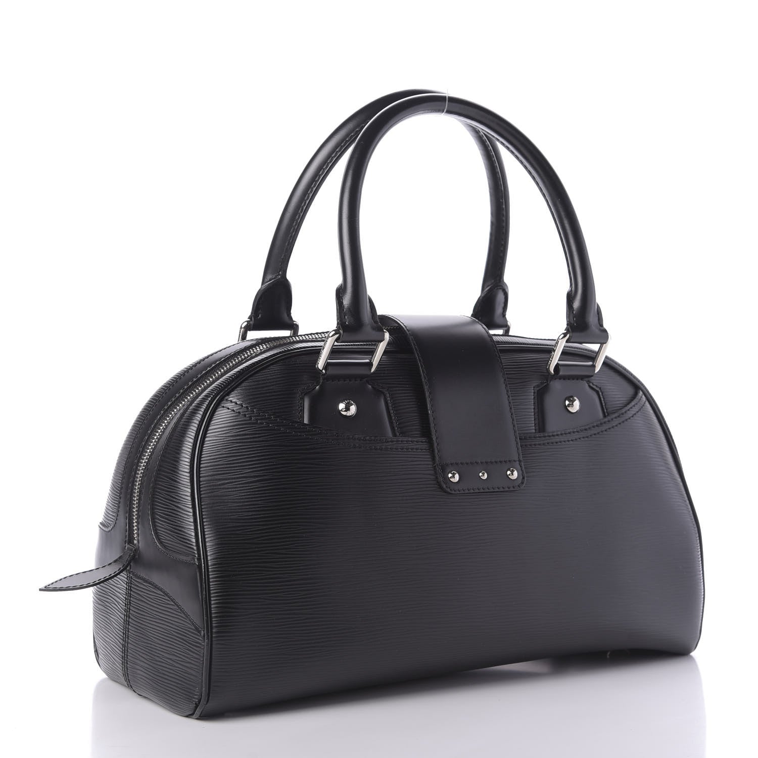 Louis Vuitton Epi Bowling Montaigne GM Black 3 of 9