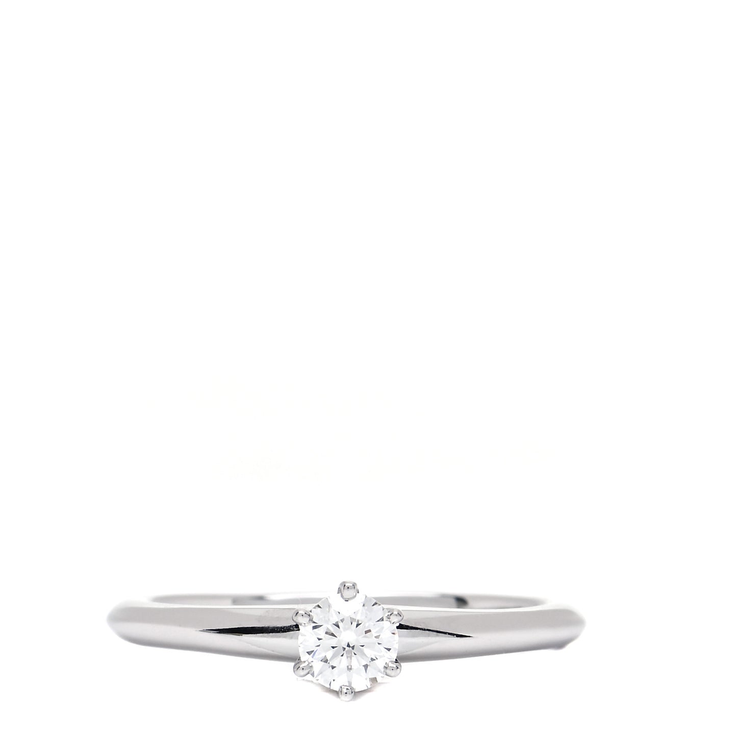Platinum Diamond .25ct Solitaire Engagement Ring 52 6