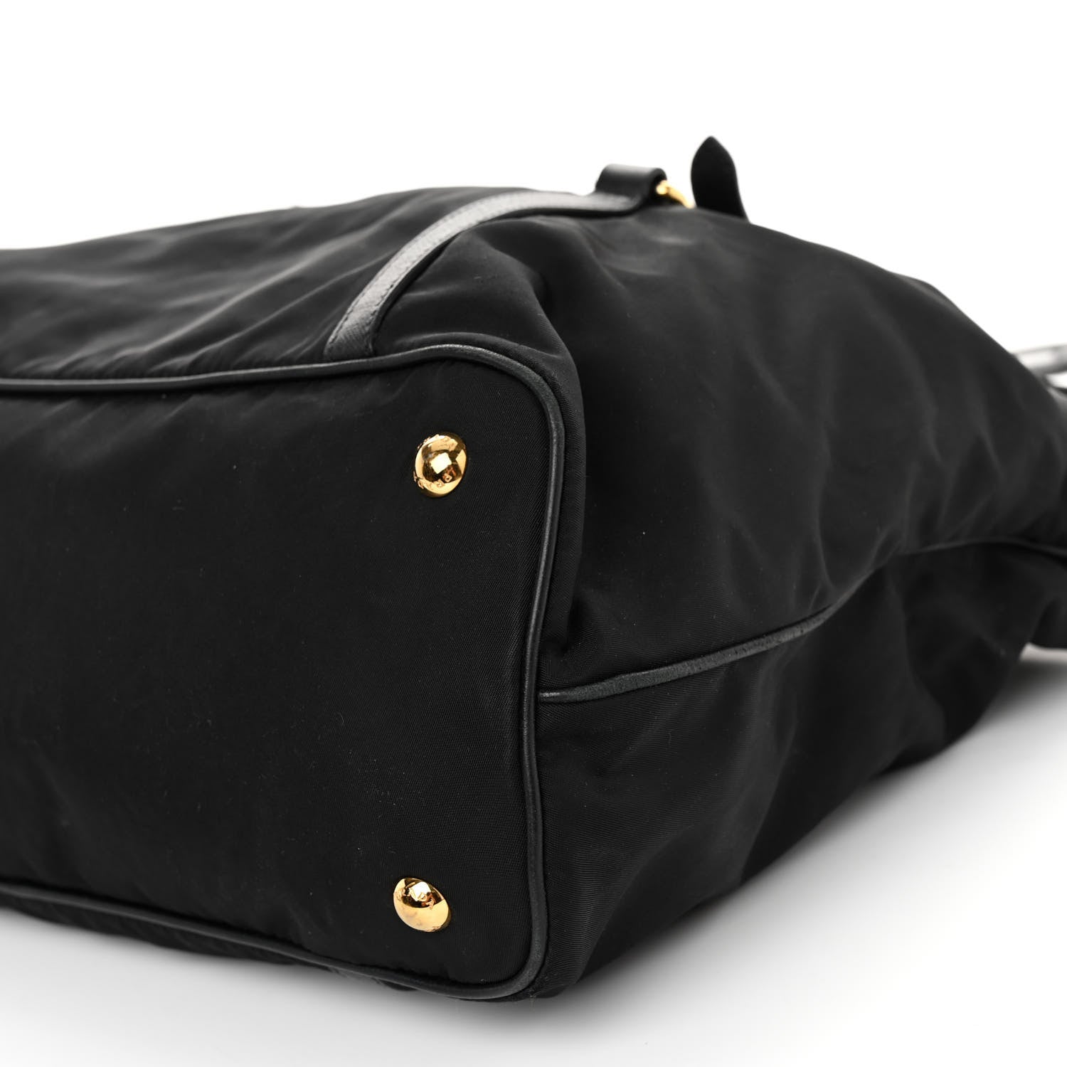 Prada Tessuto Nylon Saffiano Tote Black 9 of 9