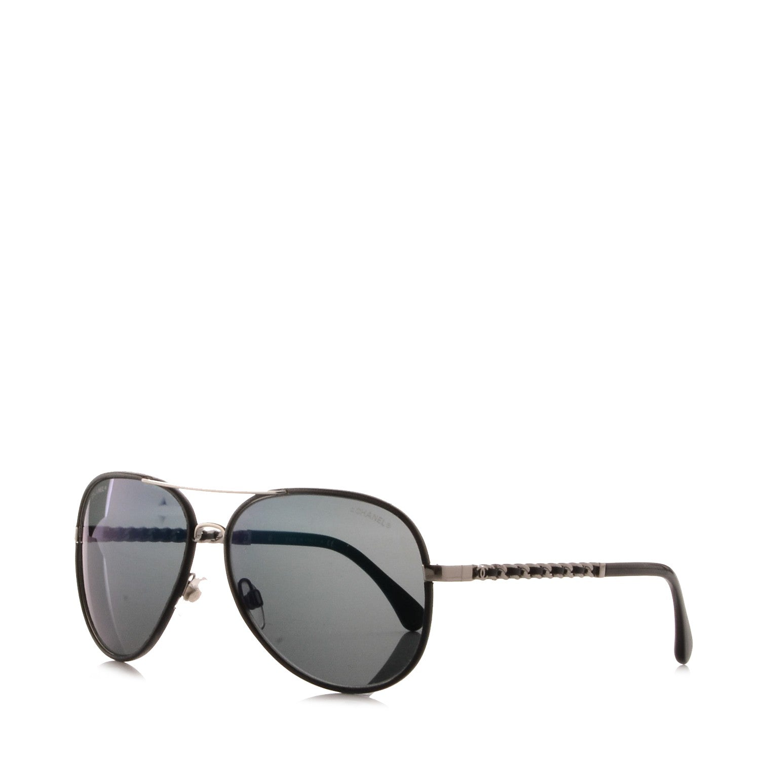 Chanel Pilot Winter Sunglasses 4219 Navy 1 of 7
