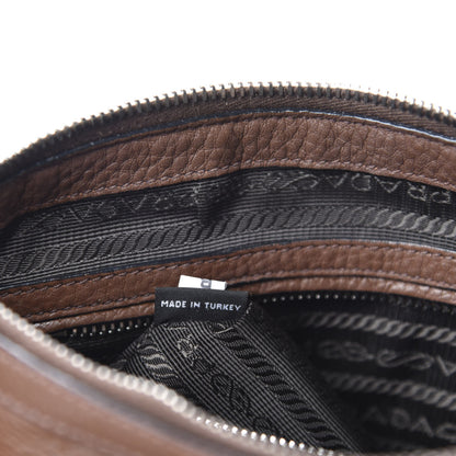 Prada Vitello Daino Shopping Satchel Palissandro 14 of 21