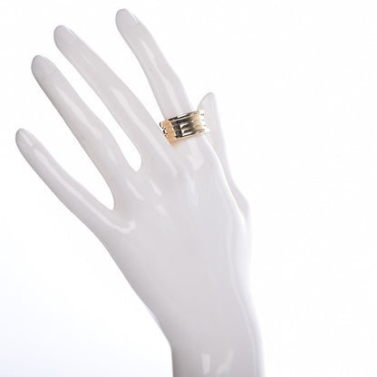 Bulgari 18K Yellow Gold B.Zero1 Four-Band Ring 54 6.75 2 of 6