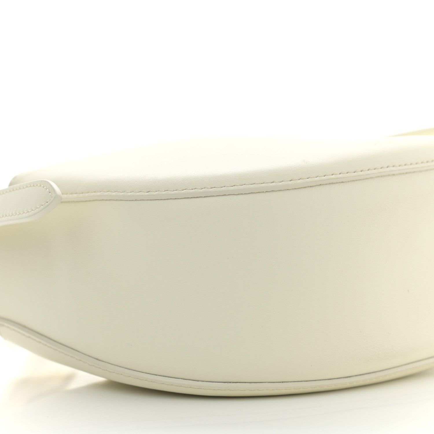 Chloe Small Grain Calfskin Kiss Bag Natural White 10 of 16