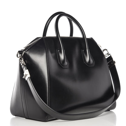 Givenchy Shiny Lord Calfskin Medium Antigona Black 4 of 11