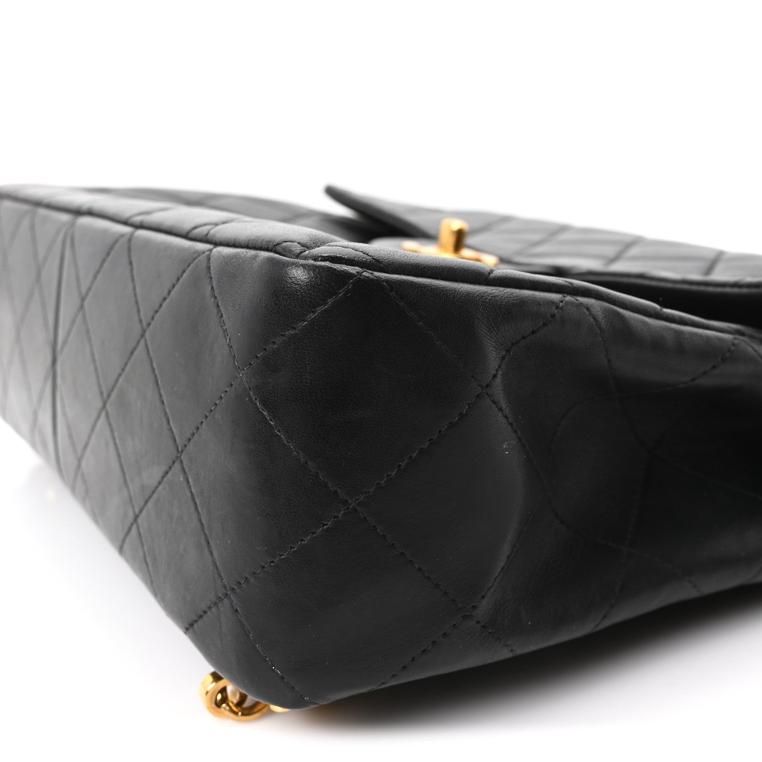 Chanel Lambskin Quilted Backpack Black 8 of 8