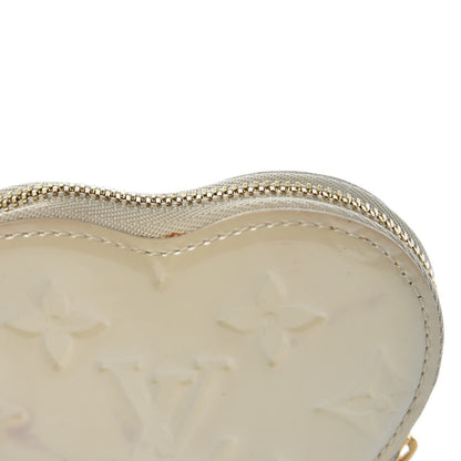 Louis Vuitton Vernis Heart Coin Purse Blanc Corail 11 of 11