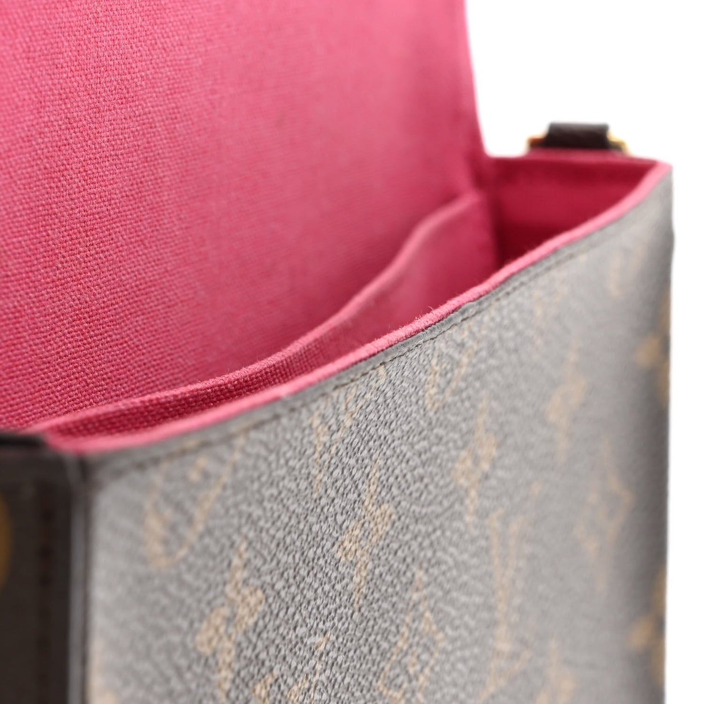 Monogram 2021 Christmas Animation Hollywood Pochette Felicie Chain Wallet Fuchsia