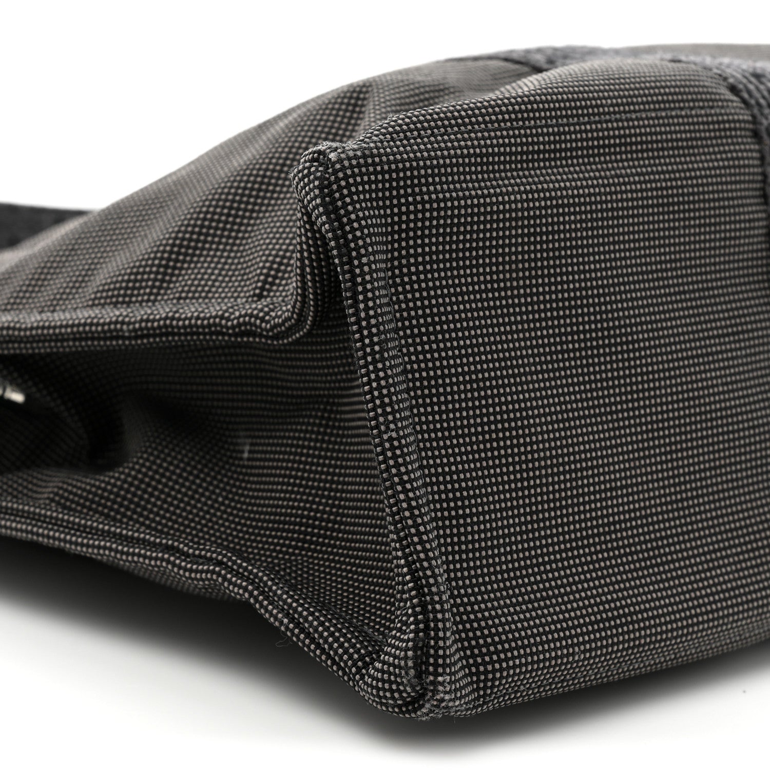Hermes Toile Fourre Tout MM Grey Black 8 of 12