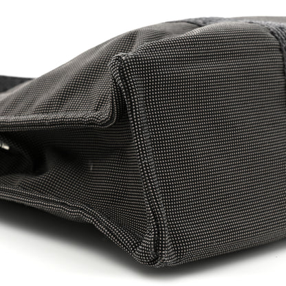 Hermes Toile Fourre Tout MM Grey Black 8 of 12