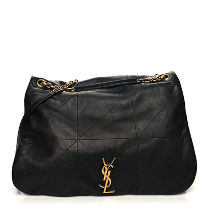 Saint Laurent Lambskin Matelasse Monogram Large Jamie 4.3 Black 1 of 10