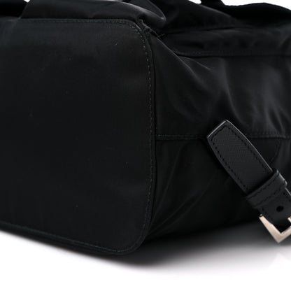 Prada Tessuto Nylon Saffiano Small Backpack Black 8 of 10