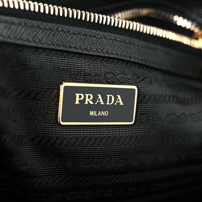 Prada Saffiano Small Galleria Double Zip Tote Black 6 of 11