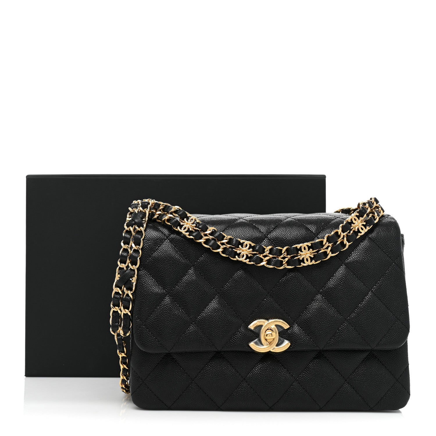 Chanel Caviar Quilted Coco First Flap Black 11 of 11