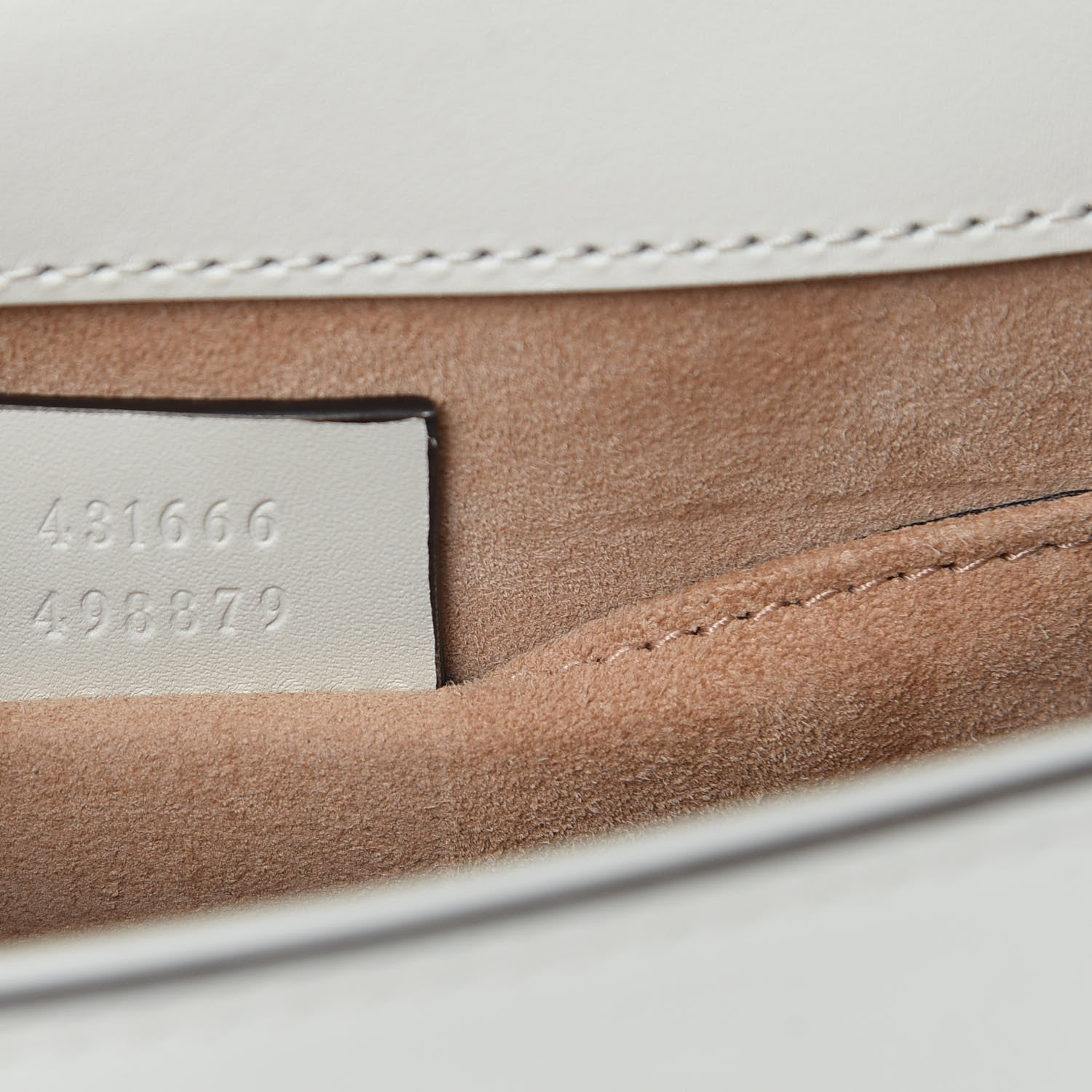 Gucci Calfskin Mini Sylvie Chain Shoulder Bag White 7 of 15