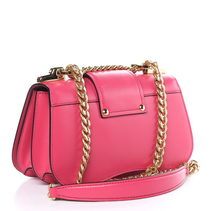 Prada City Calfskin Sidonie Small Chain Crossbody Bag Magenta 3 of 12