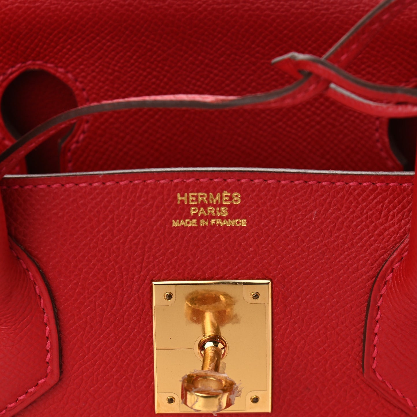 Epsom Birkin 30 Rouge Casaque