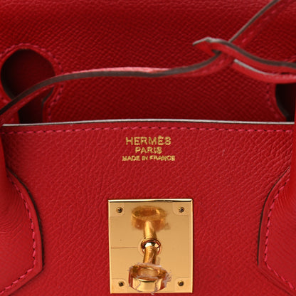 Hermes Epsom Birkin 30 Rouge Casaque 6 of 10