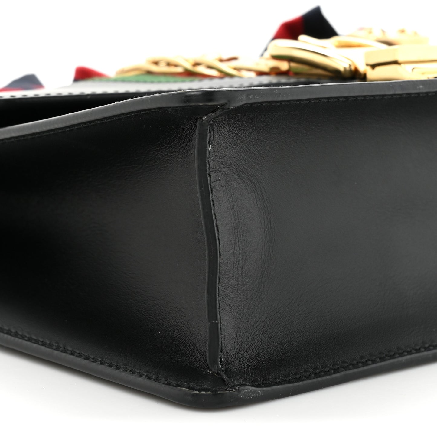 Calfskin Small Sylvie Shoulder Bag Black