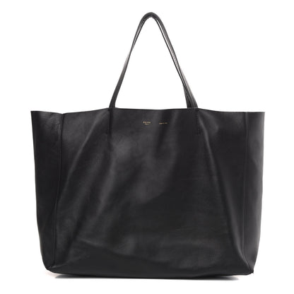 Celine Lambskin Horizontal Cabas Black 1 of 12