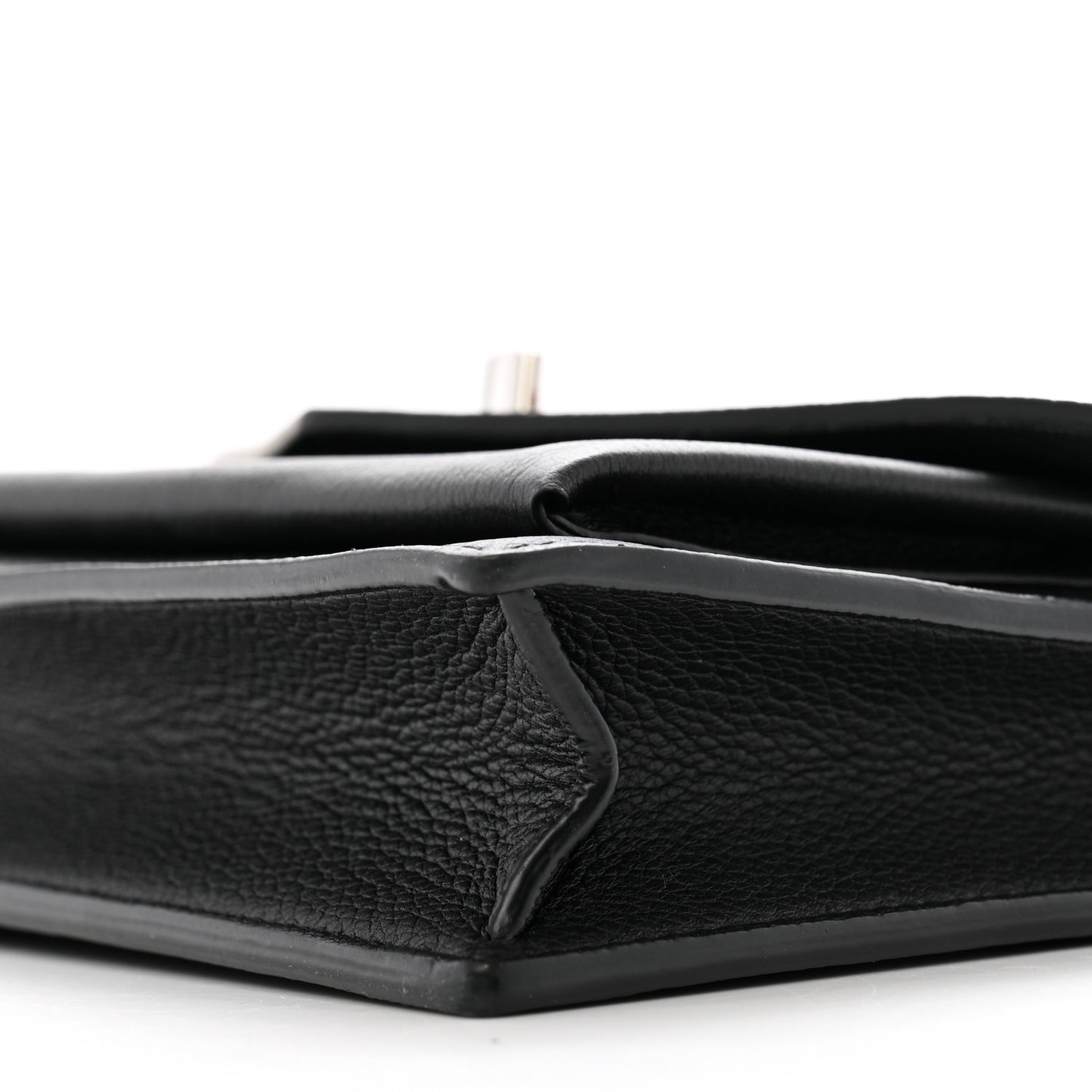 Soft Calfskin My Lockme Chain Pochette Black