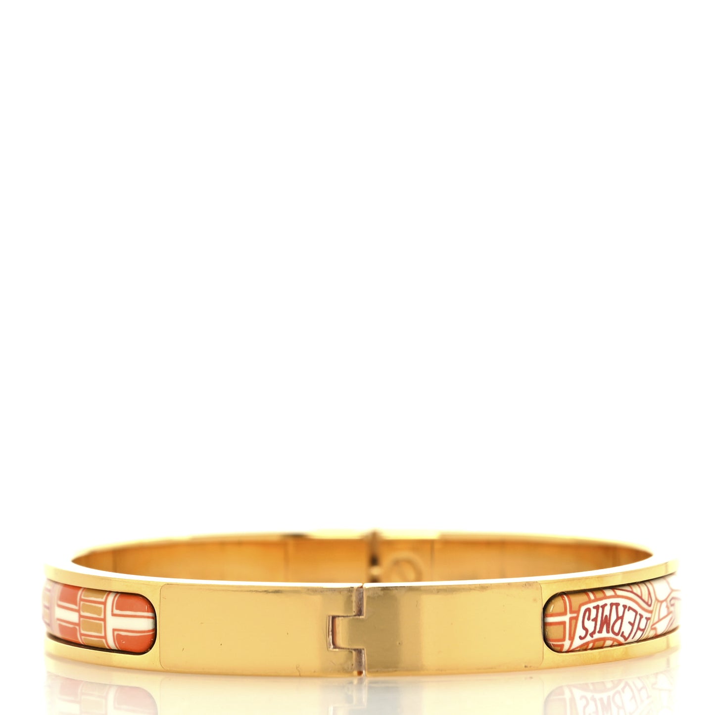 Enamel Printed Faubourg City Mini Clic Kelly Bracelet Etendard