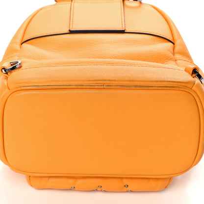 MCM Lambskin Diamond Disco Mini Stark Backpack Yellow 16 of 16