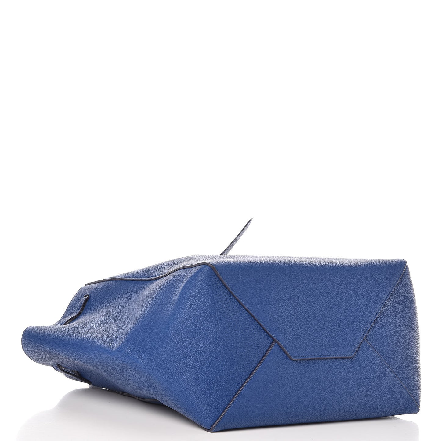 Soft Grained Calfskin Small Belt Cabas Lazuli