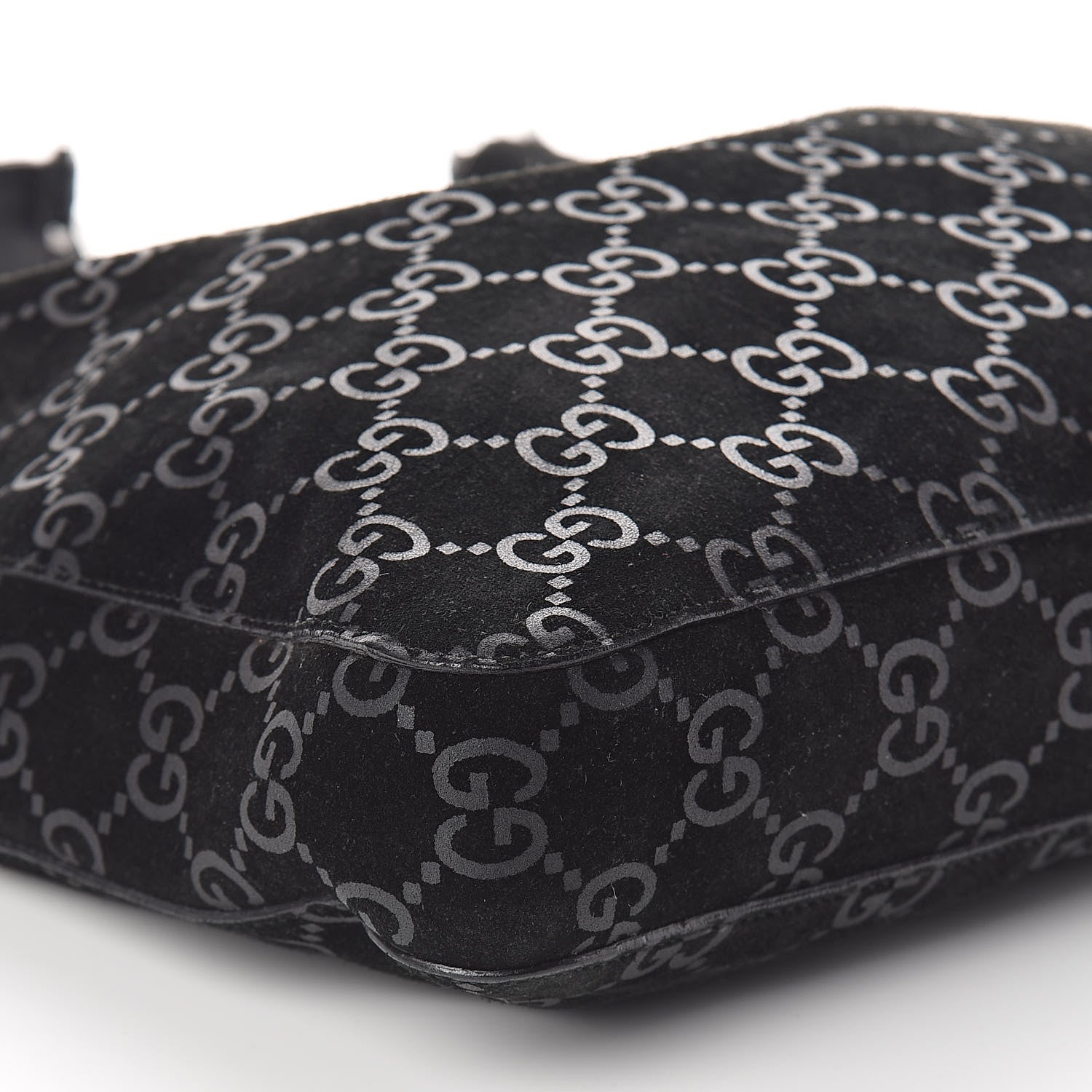 Gucci Suede Guccissima Hobo Black 8 of 10