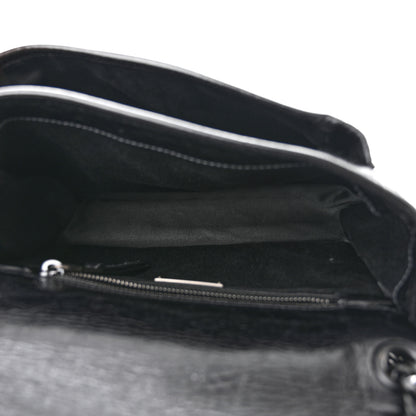 Miu Miu Vitello Shine Trapu Shoulder Bag Black 5 of 9