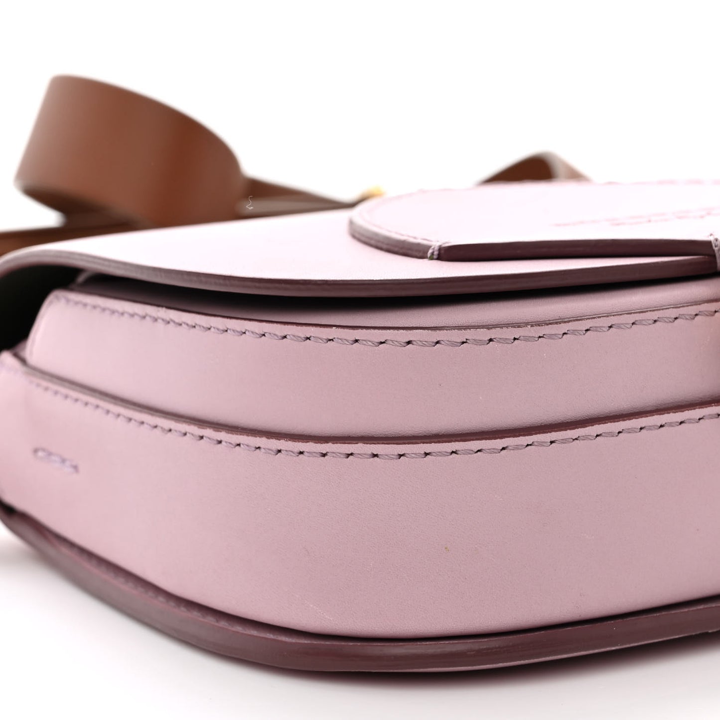 Calfskin Square Mini Satchel Pale Lavender