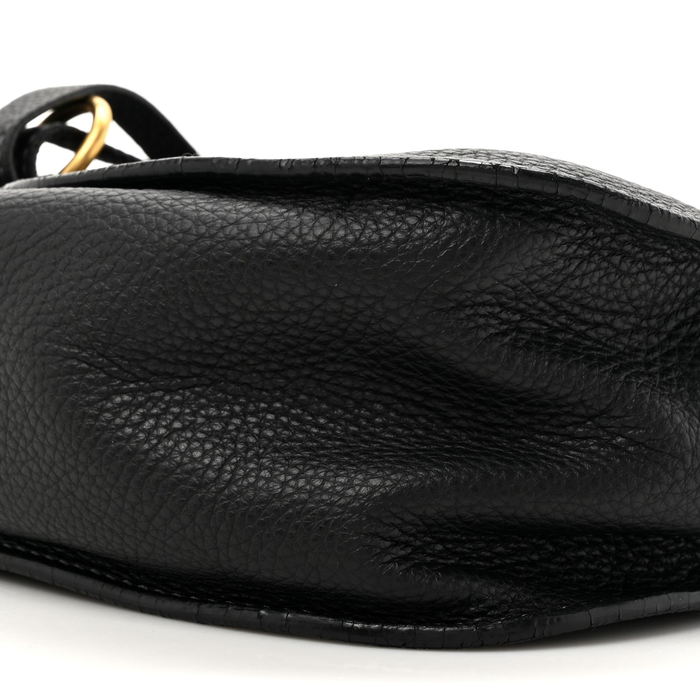 Calfskin Medium Marcie Satchel Black