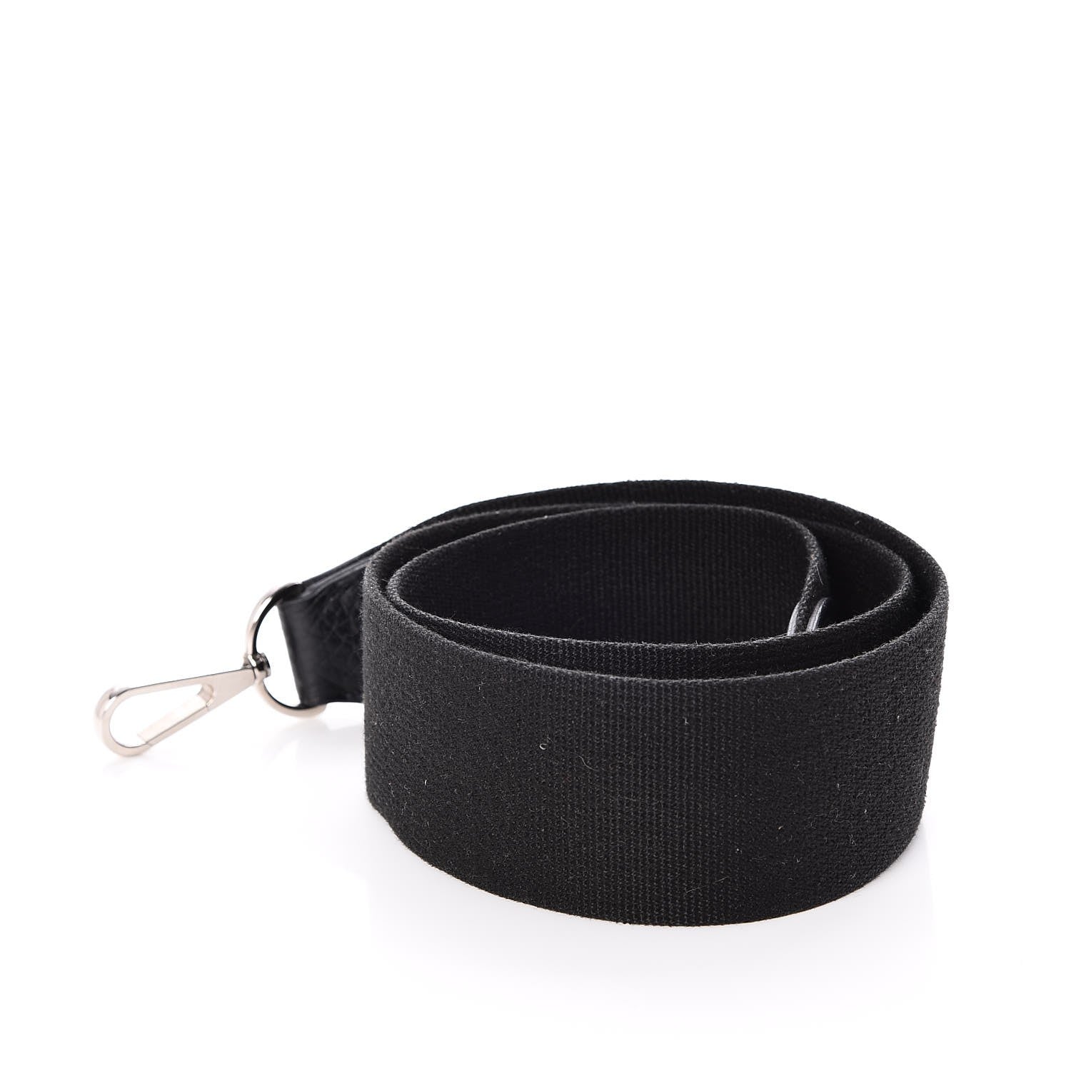 Hermes Toile Taurillon Clemence Shoulder Strap Black 2 of 5