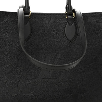 Louis Vuitton Empreinte Monogram Giant Onthego MM Black 7 of 10